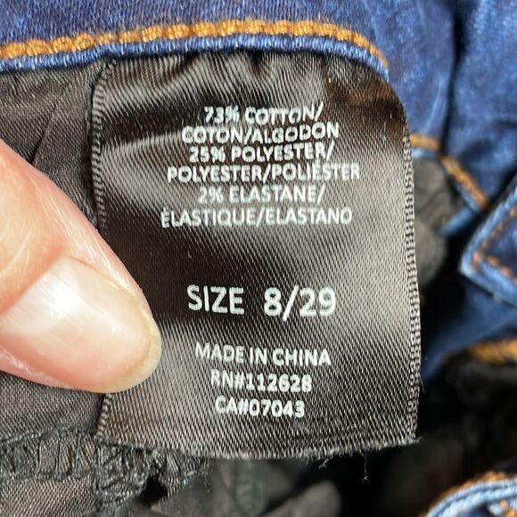 Tahari Chloe, Fit Solution, Skinny Jeans, Blue, Stretch 8/29 - Picture 9 of 9